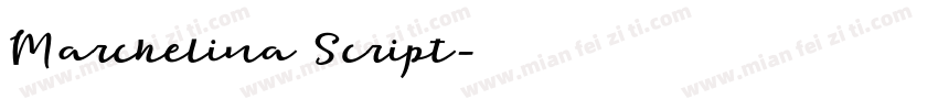 Marchelina Script字体转换